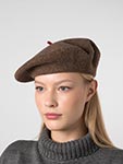 Берет LE BERET FRANCAIS арт. VINTAGE IBERIA (коричневый / серый)